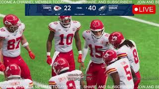 LIVE : Super Bowl 2025 | Kansas City Chiefs Vs Philadelphia Eagles | Super Bowl Madden | B Stream