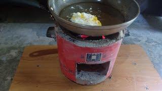 how to make charcoal stove/ paano gumawa ng kalan di uling sa madaling paraan