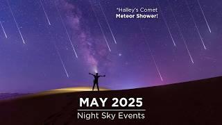 Night Sky Events in May 2025 You Shouldn't Miss | Eta-Aquariid Meteor Shower | Micro Moon