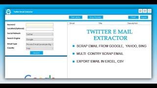 Twitter Email Extractor