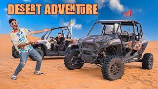 We Went to Desert in Dubai | रेगिस्तान में मरते मरते बचे | Crazy Desert Adventure