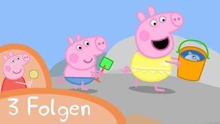 Peppa Wutz | Am Strand - Zusammenschnitt | Peppa Pig Deutsch Neue Folgen | Cartoons für Kinder