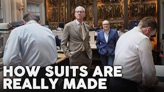 How a Savile Row Suit is Really Made: The Rest Is History goes to Anderson & Sheppard