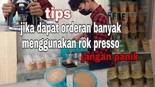 Rok presso!? jangan panik jika dapat 90 cup orderan kopi susu/lebih