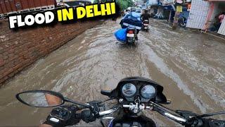 Flood in Delhi After Heavy Rainfall 