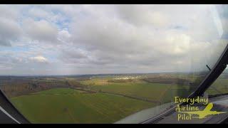 Pilots view time-lapse A321 ferry Gatwick to Lasham with Visual Approach
