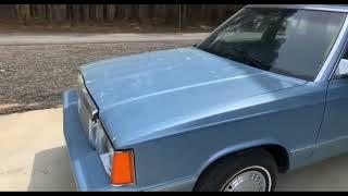 1984 Plymouth Reliant K Sedan demo 29k original miles