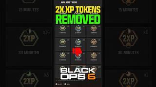 Treyarch DELETED Double XP Tokens in Black Ops 6...