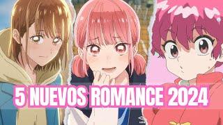 5 NUEVOS ANIMES DE ROMANCE 2024