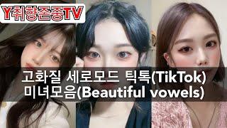 [Y취향존중tv] 고화질 세로모드 틱톡(TikTok) 얼굴미녀모음(Beautiful vowels)