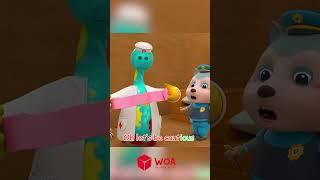 Stranger Fakes Doctor #3d #kidssongs #shorts
