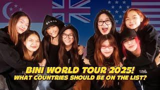 CONFIRMED! BINI World Tour 2025 | Updates | PPOP Insider