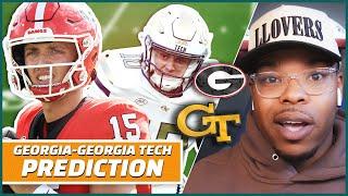 Georgia Bulldogs vs Georgia Tech Yellow Jackets PREDICTIONS | College Football Week 14 Picks