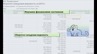 Изучаем финансовое состояние по оборотно-сальдовой ведомости.