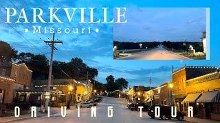 Parkville, Missouri Driving Tour At Night!