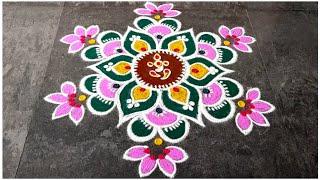 Margazhi Matham Special Rangoli Design / 2025 New Year Rangoli / Sashti Pooja / Kolam / Easy Mugulu