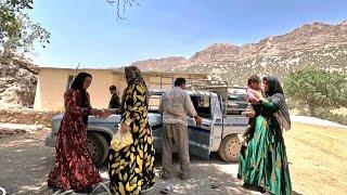 Meeting with Fariba and her daughters, and Akram