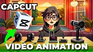 How To Create Quality Video Animation in Capcut on your mobile phone For FREE