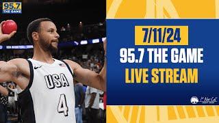 Steph & Lebron Cook For Team USA Pt. 3 l 95.7 The Game Livestream