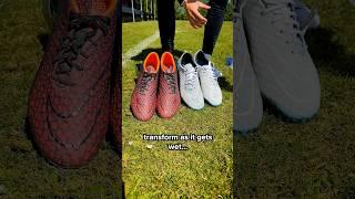 These boots change colour in front of you! 