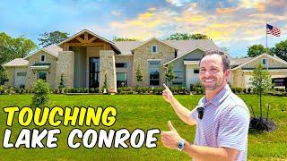 Massive Houston Texas Homes on 1 Acre Touching Lake Conroe!