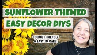  EASY SUNFLOWER CRAFT DIYS THAT ANYONE CAN MAKE