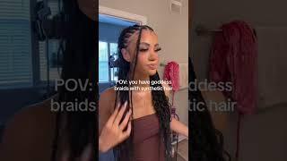 How I Maintain Synthetic Goddess Braids