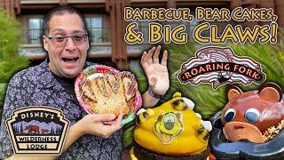 Tom Reviews NEW Barbecue, Bear Cakes, and Big Claws from Roaring Fork at Disney's Wilderness Lodge