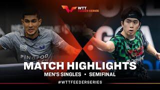 Kanak Jha vs Kang Dongsoo | MS SF | WTT Feeder Düsseldorf 2024