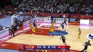 Bruno Caboclo game-winning block vs. Giannis - Brazil vs. Greece FIBA WC