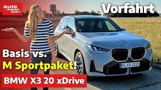 BMW X3 20 xDrive: Basis vs. M Sportpaket | auto motor und sport