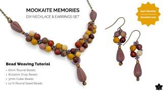 How to: Mookaite Memories Beaded Necklace Set Tutorial