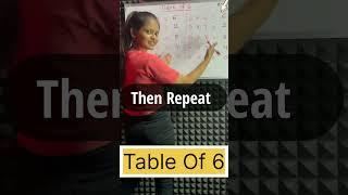 Table Trick of 6 | Easy way to Learn Table of 6 | Multiplication Table of 6 | Table trick of 6 |