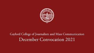 Gaylord College of Journalism and Mass Communication Convocation
