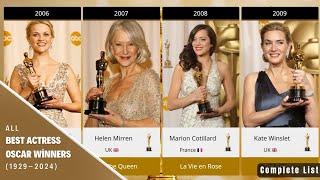 Who Won Most Academy Awards | Best Actress Oscar | Complete List (1929 - Now)