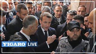 ALTERCATION entre Macron et des policiers israéliens à Jérusalem