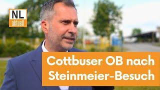 Cottbuser OB nach Steinmeier-Besuch: "Industriestandort Cottbus hat gut gepunktet"