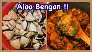 Aloo Bengan - Lazeez Aloo began - Recipe By Merium Perviaz!!!