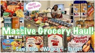 *New* Massive Two Week Grocery Haul/Sams Club, Walmart, and Target / June 2024 / Family of 4