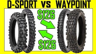 TUSK D-Sport vs Waypoint Adventure Tire Comparison on DR650 & XR650L