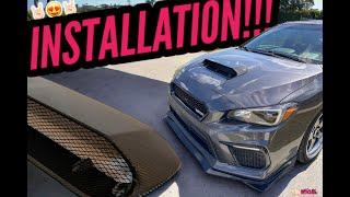 INSTALLATION | NOBLE RD STYLE HOOD SCOOP | 2015-2021 SUBARU WRX AND STI