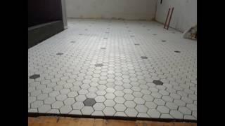 hexagonal tile floor