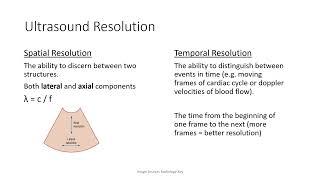 Ultrasound Physics Keyword Review - (Dr. Pinault)