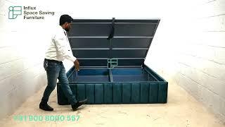 upholstered hydraulic bed in Bangalore | | influx space saving furniture