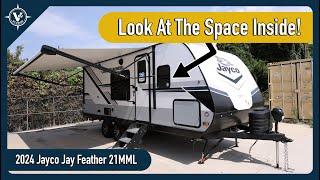 Surprisingly Spacious Murphy Bed! | 2024 Jayco Jay Feather 21MML