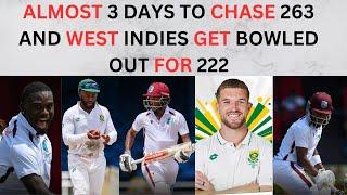 West Indies vs South Africa 2nd test/Is either they can't do it, or they don't want to do it!!!!