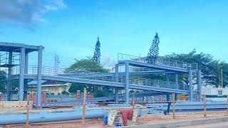 Update On Construction Of First overhead foot- bridge in Takoradi