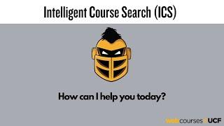 Intelligent Course Search Tool in Webcourses@UCF