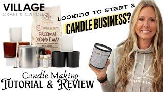 Candle Making Kit Review | Village Craft & Candle | Starting a Candle Business