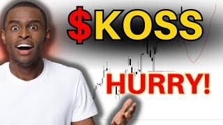 KOSS Stock THURSDAY ALERT! (next steps) stock trading broker review